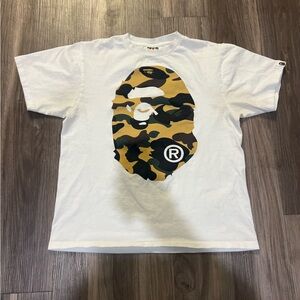 Bape 1st Camo Big Ape Head Tee Shirt